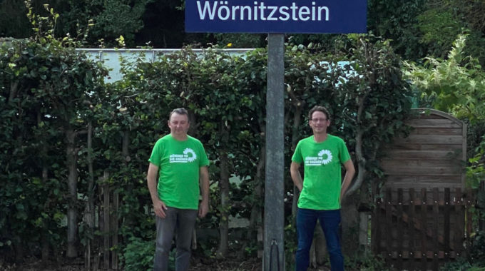 Grünenkandidat Für Den Bahnhalt In Wörnitzstein Und Die Hesselbergbahn
