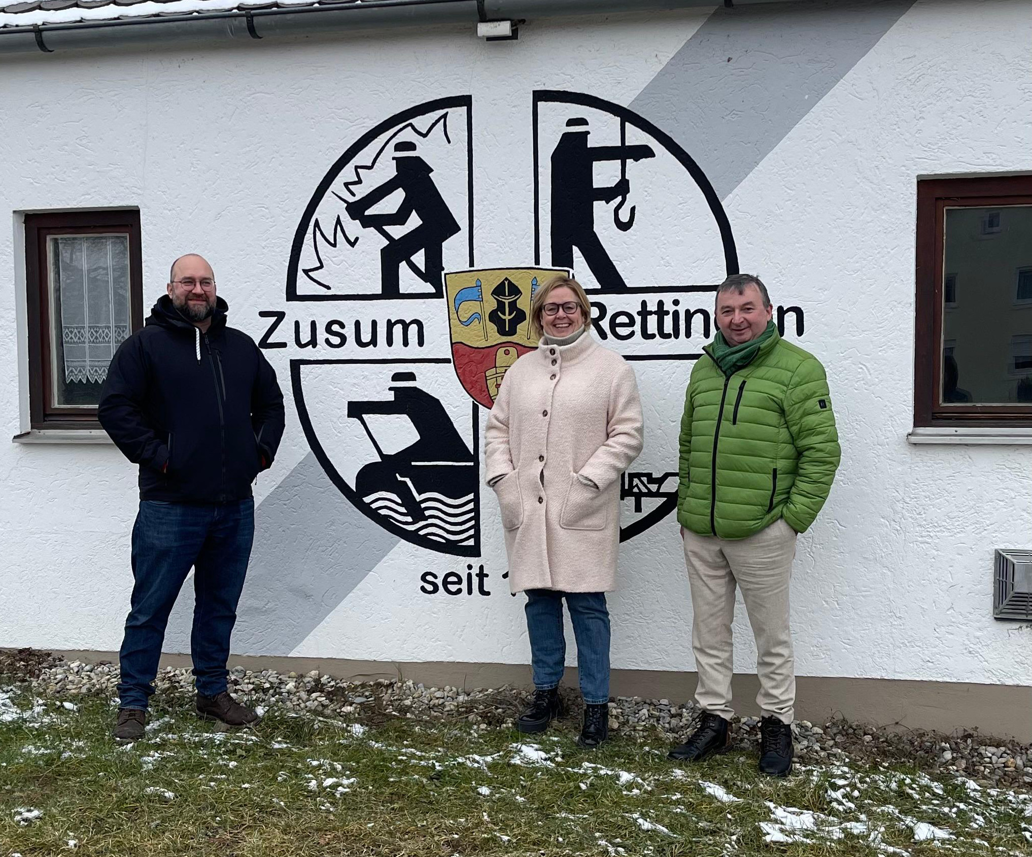 von links nach rechts: Timo Bablok, Bärbel Stahl und Albert Riedelsheimer in Zusum(Foto: Lena Bablok)