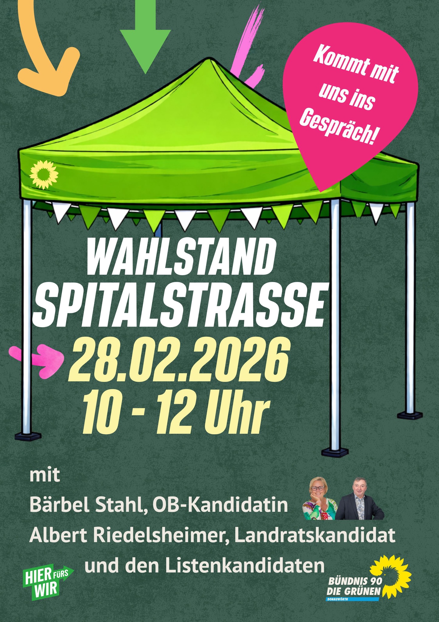 Wahlstand am 28.02.2026 10- 12 Uhr